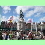 nmst Grote Markt s pomnkem Jana Breydela