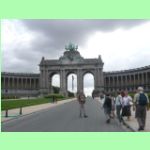 park a oblouk Palais du Cinquantenaire