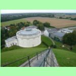 Waterloo - budova muzea s panoramatem bitvy